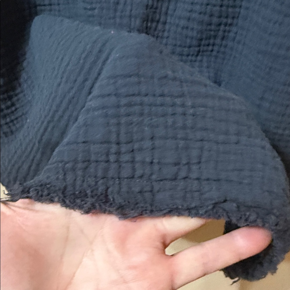 Chic Blue Button-Front Tunic - Picture 8 of 8